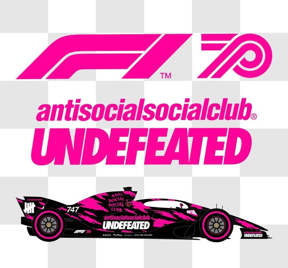 F1 × ASSC × UNDEFEATED】トリプルコラボコレクションが2020年8月15日