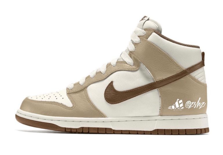 nike light chocolate dunk high