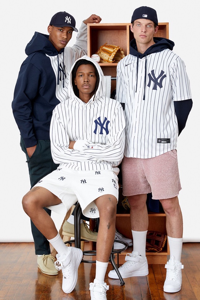 L】kith for MLB NEWYORK YANKEES Tee キス - Tシャツ/カットソー(七分