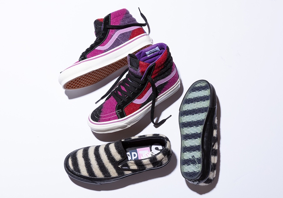 Concepts × Vans Vault】Sk8-Hi & Slip-On “Mohair” Packが9月24