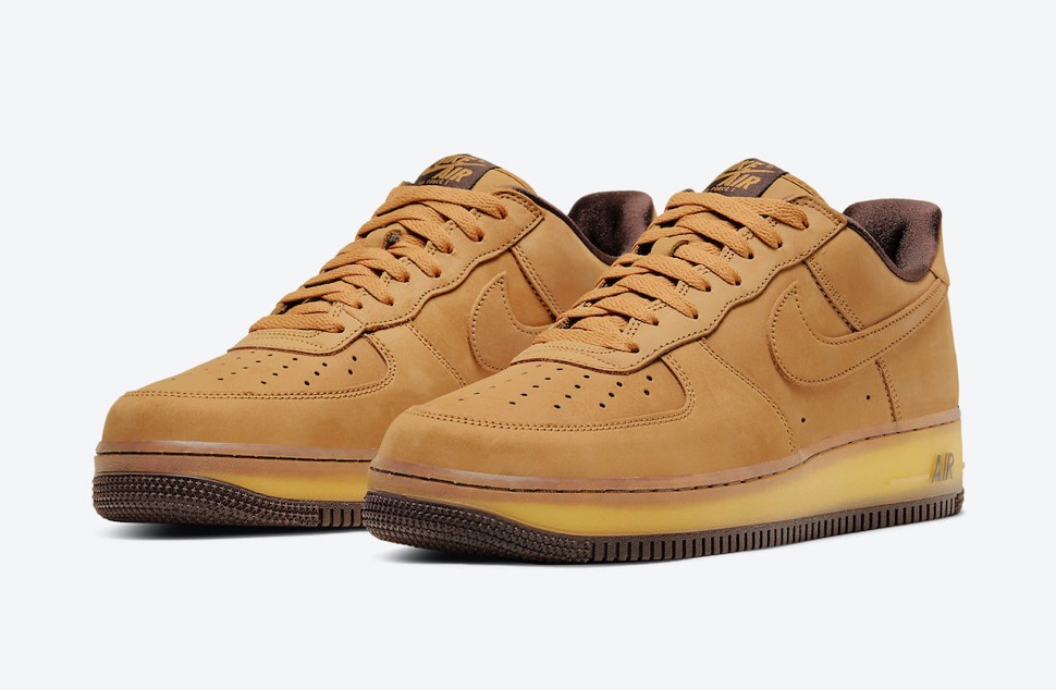 nike wheat air force 1 low