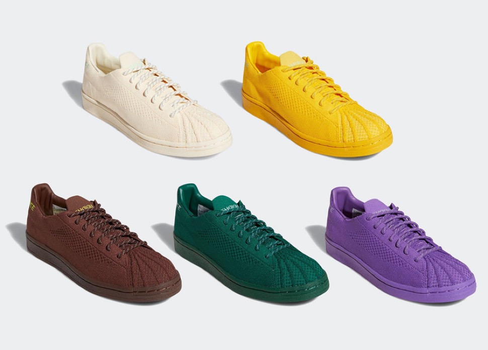 Pharrell Williams × adidas】Superstar Primeknit “Human Race” Pack