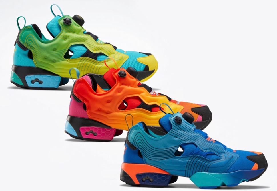 Reebok Chromat Instapump Fury Vector Blue Glacier Black FY0826