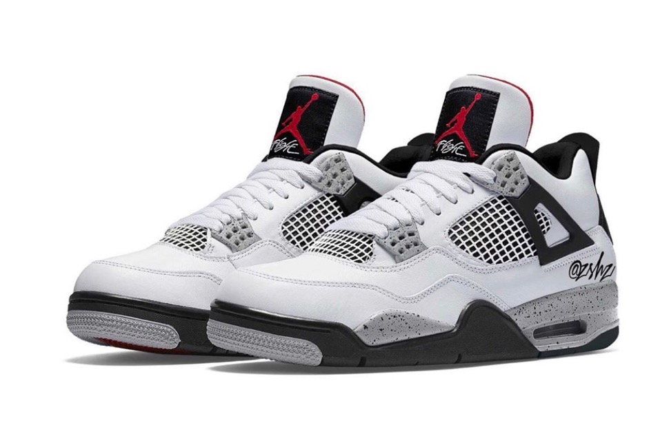 Nike】Air Jordan 4 Retro “White Cement 