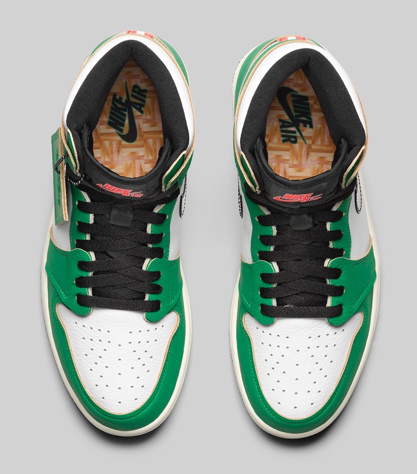 wmns air jordan 1 high og lucky green