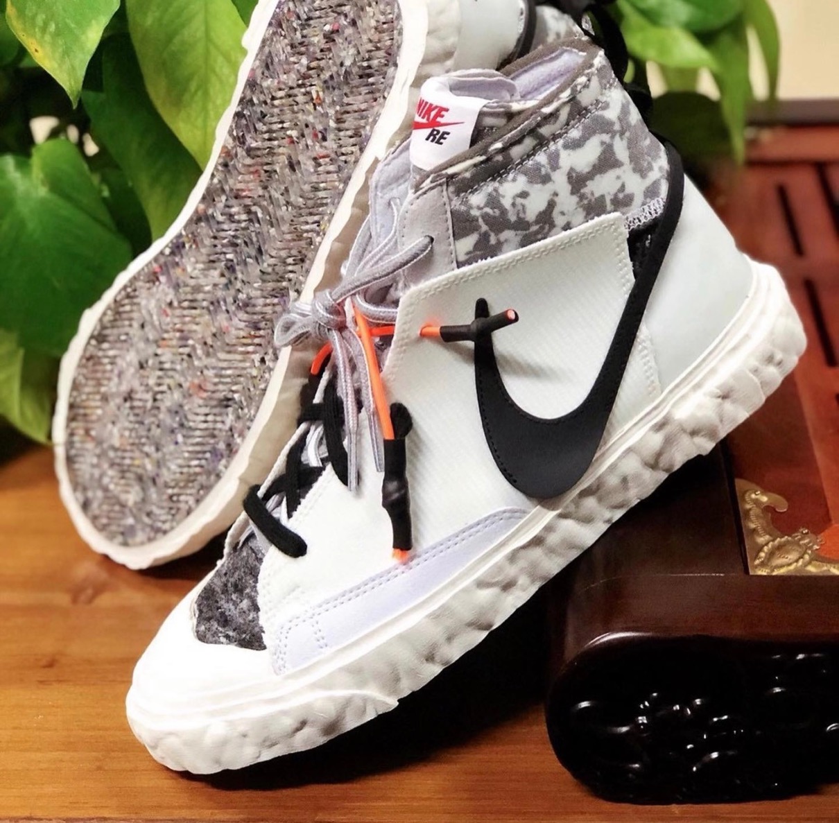 NIKE  ブレーザーMID  レディメイド　ホワイト　27㎝