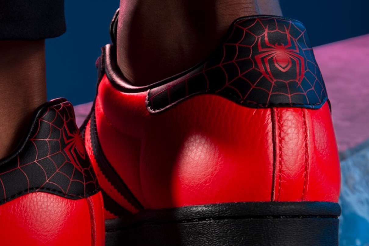 MARVEL × adidas × PlayStation】Superstar “Spider-Man: Miles 