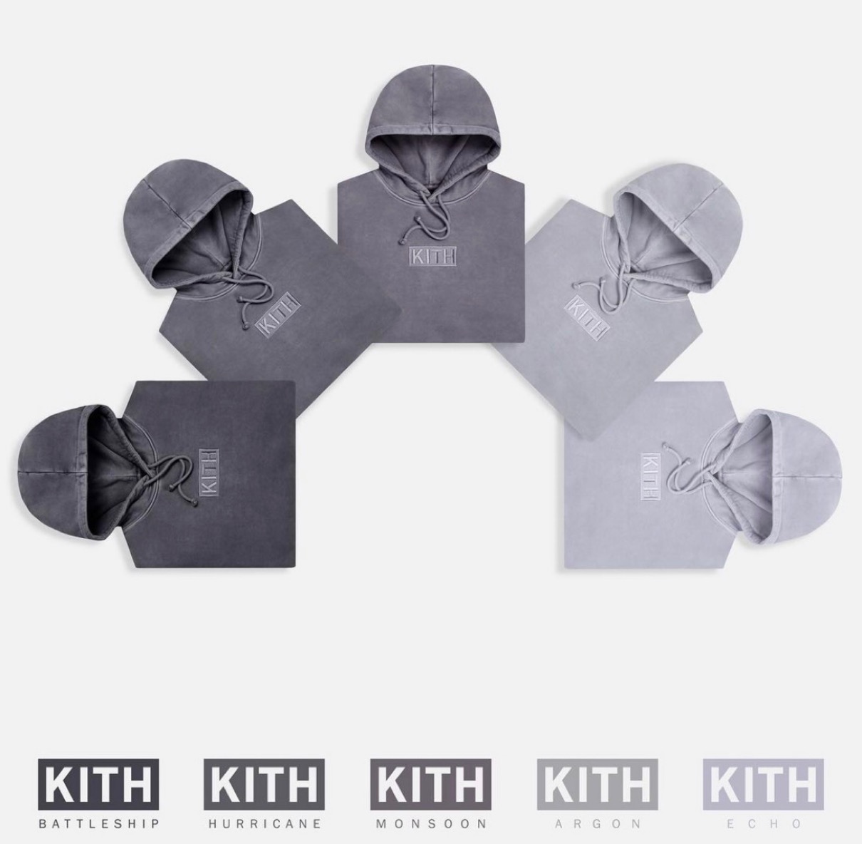 【Kith】全30色 “The Palette” Box Logoフーディーが11月30日に発売 