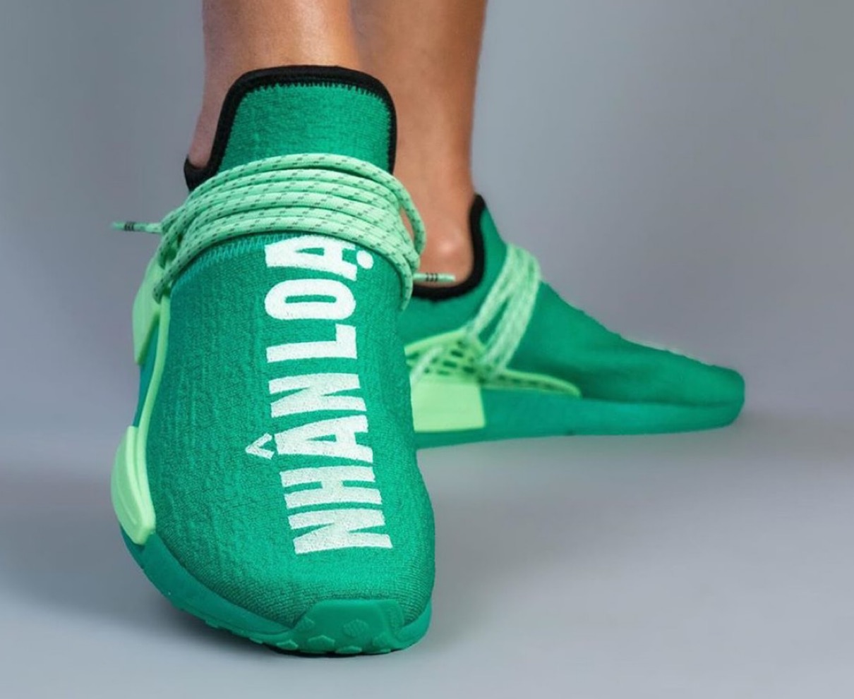 adidas human race womens green