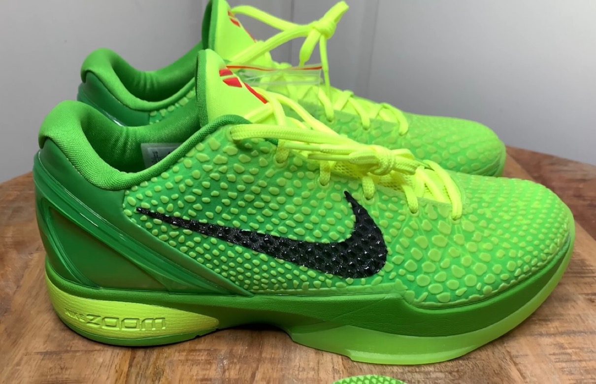 Nike】Kobe 6 Protro “Grinch”が国内12月25日に復刻発売予定 | UP TO DATE