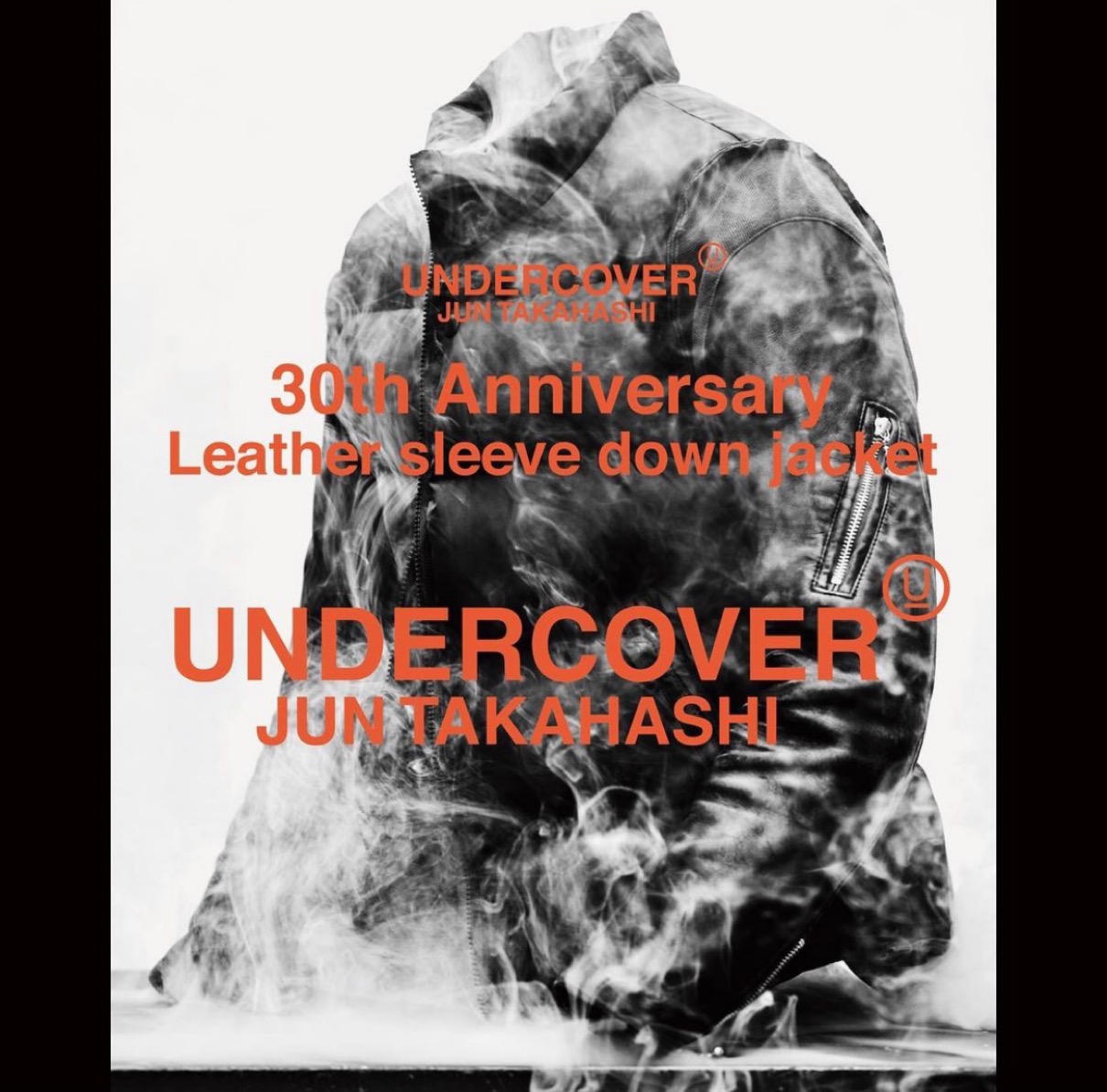 UNDERCOVER】30周年を記念したコラボレザースリーブダウンジャケットが 