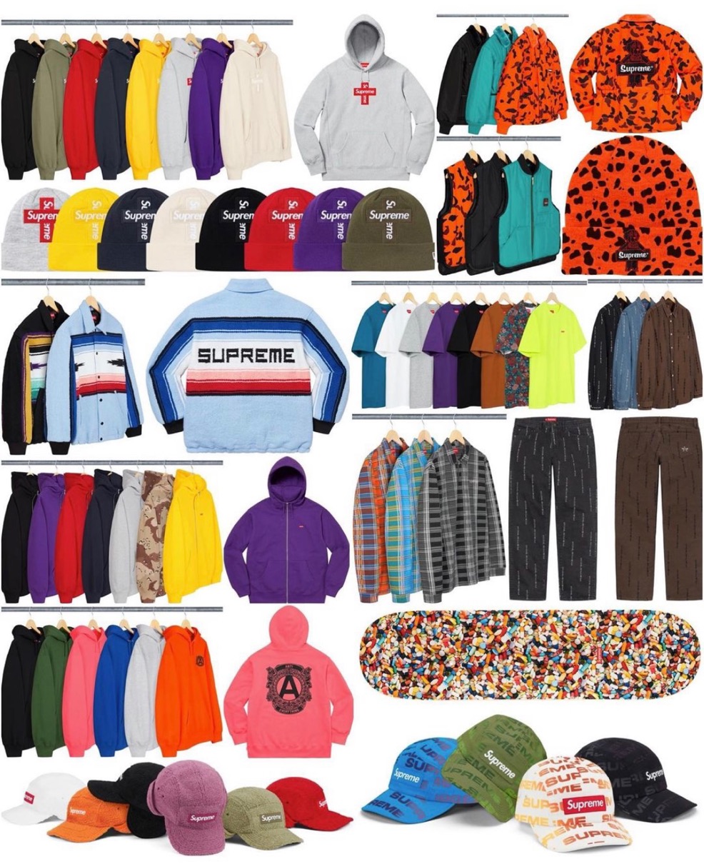 Supreme】2020FW Week15 国内12月5日に発売予定 全商品一覧 価格など