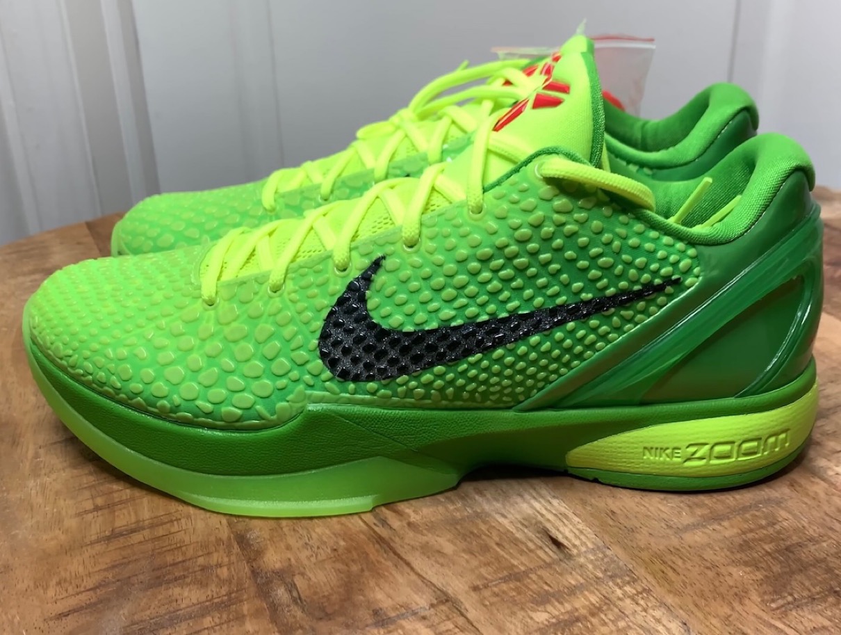 Nike】Kobe 6 Protro “Grinch”が国内12月25日に復刻発売予定 | UP TO DATE