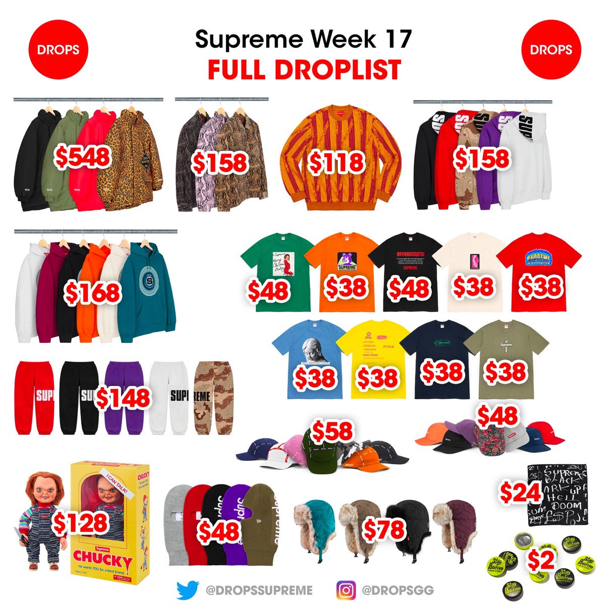 Supreme】2020FW Week17 国内12月19日に発売予定 全商品一覧 価格など ...