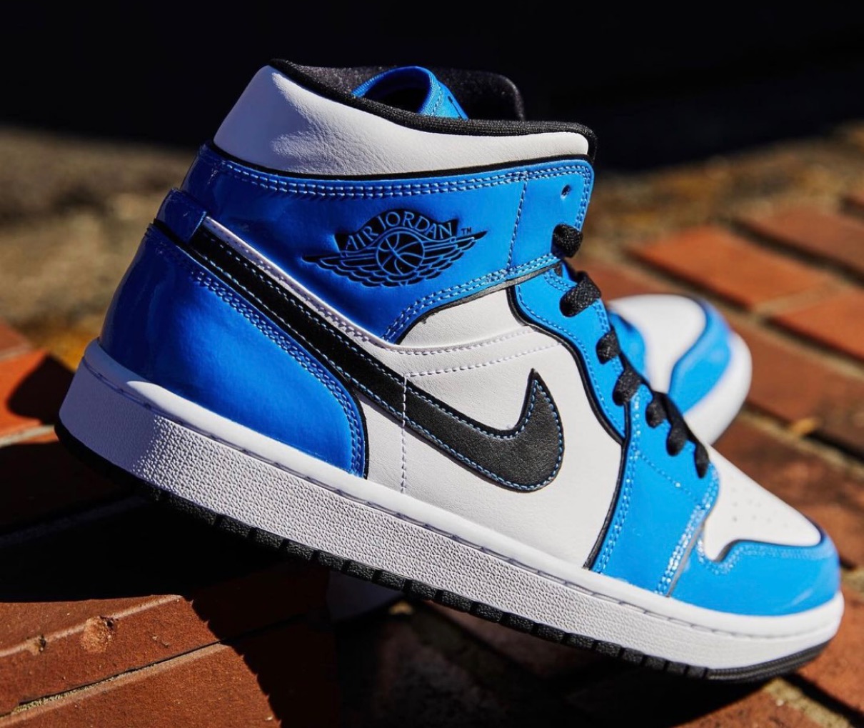 NIKE AIR JORDAN 1 MID SIGNAL BLUE 28.5cm