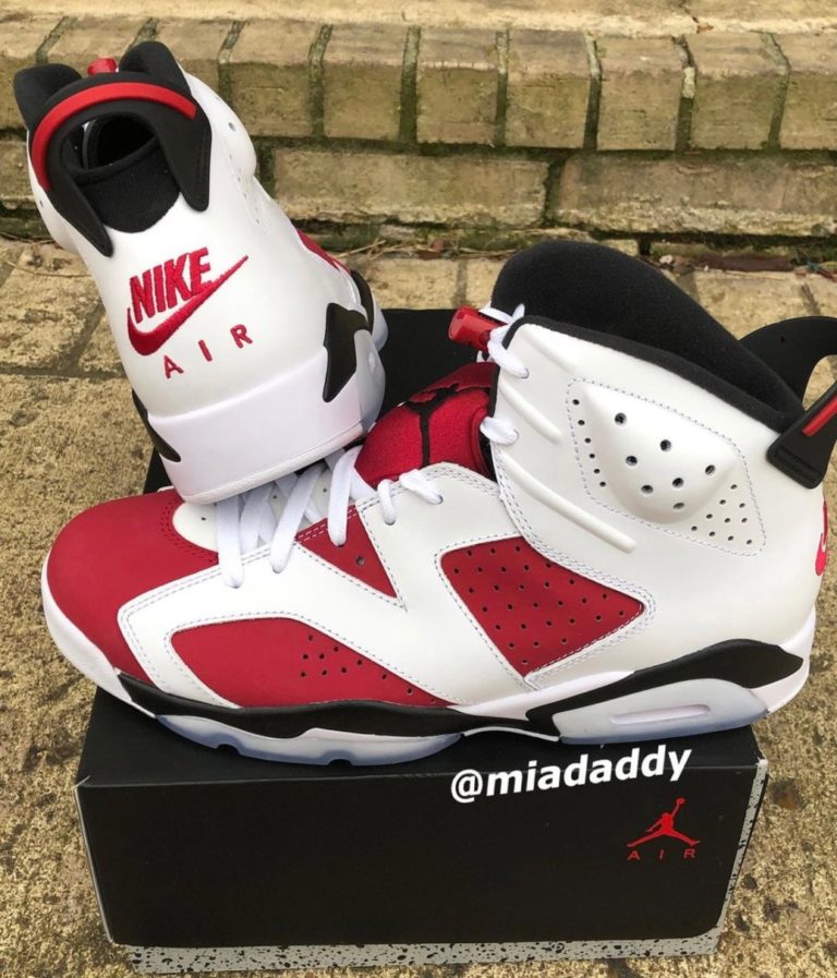 【Nike】NBA初制覇時着用モデル Air Jordan 6 Retro OG “Carmine”が国内2021年2月13日に復刻発売予定