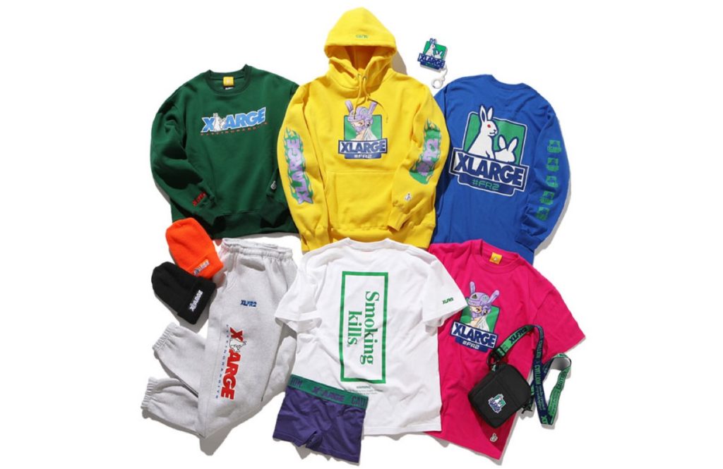 FR2×XLARGEコラボスウェット