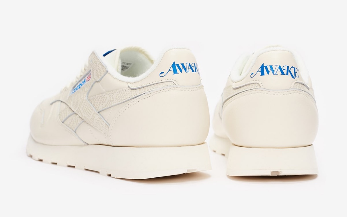 mensnkrsthawake × reebok classic leather cl アウェイク