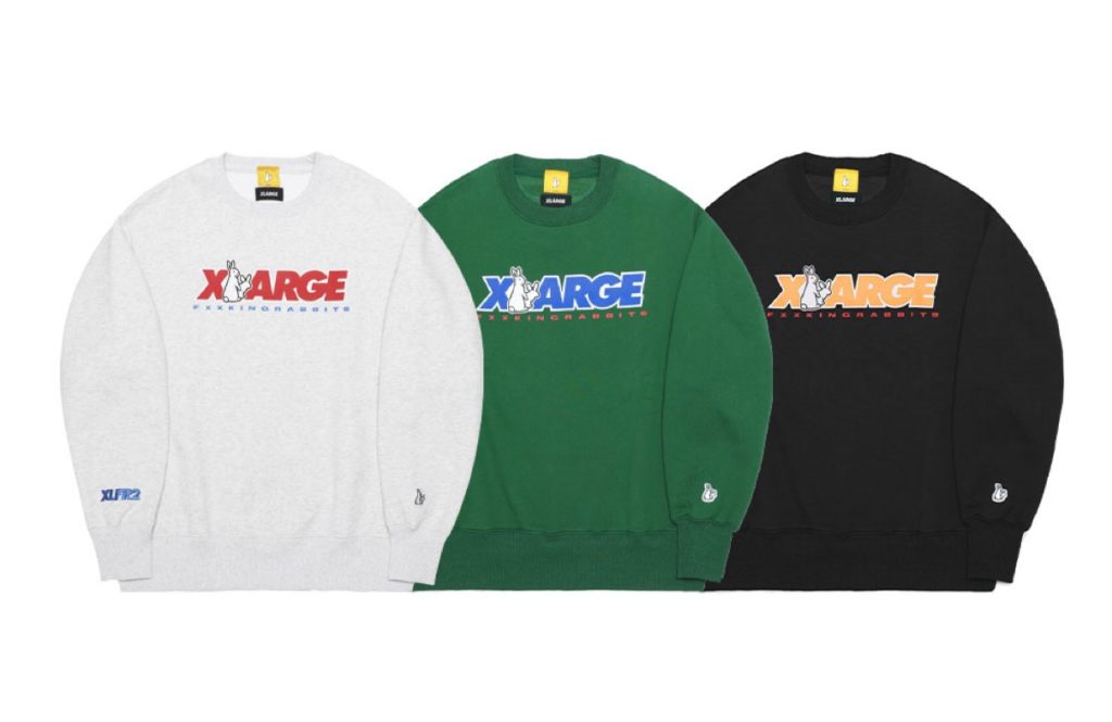 XLARGE collaboration with FR2 Crew Sweat - スウェット