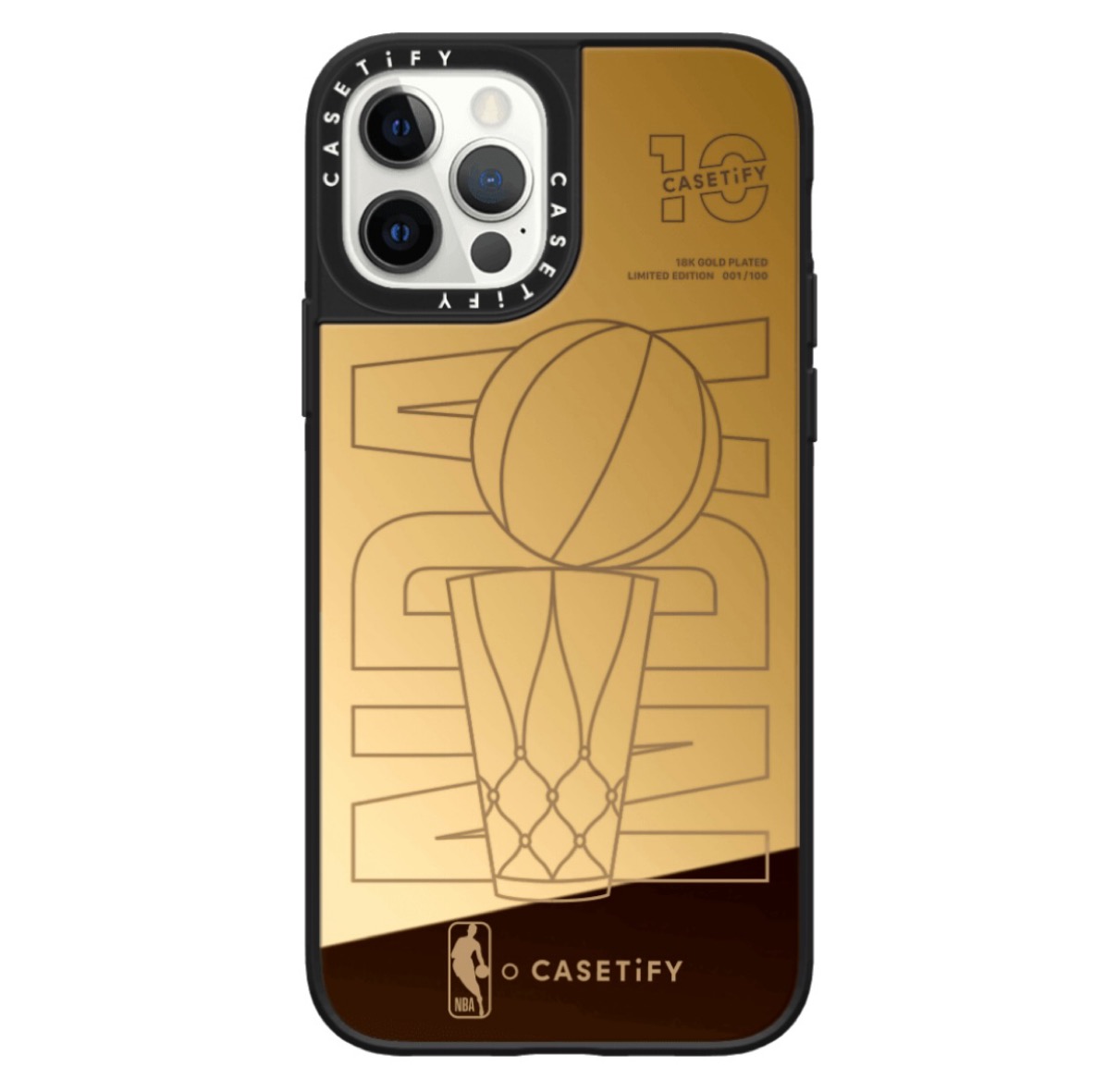 Casetify NBA 18K Gold Plated Trophy CaseNBA - iPhoneアクセサリー