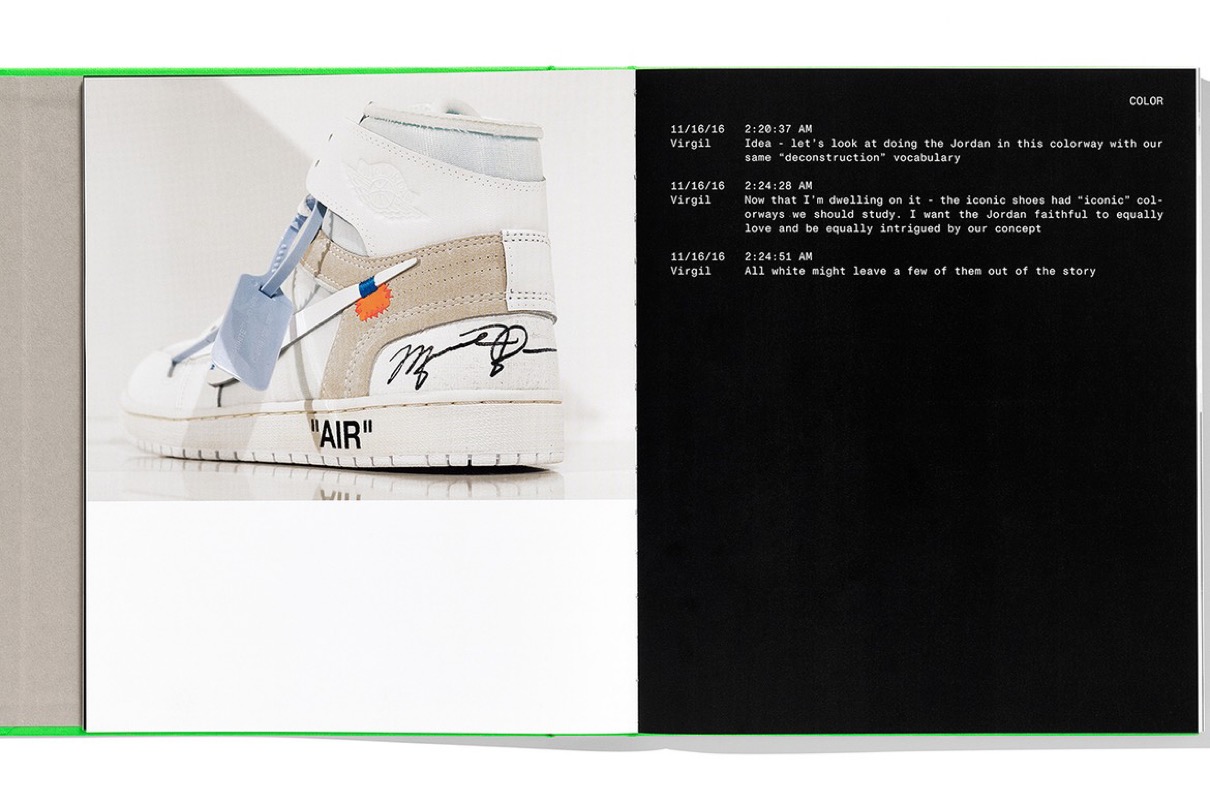 NikeとVirgil Ablohによるコラボの歴史を記した本〈ICONS〉が1月22日/2 