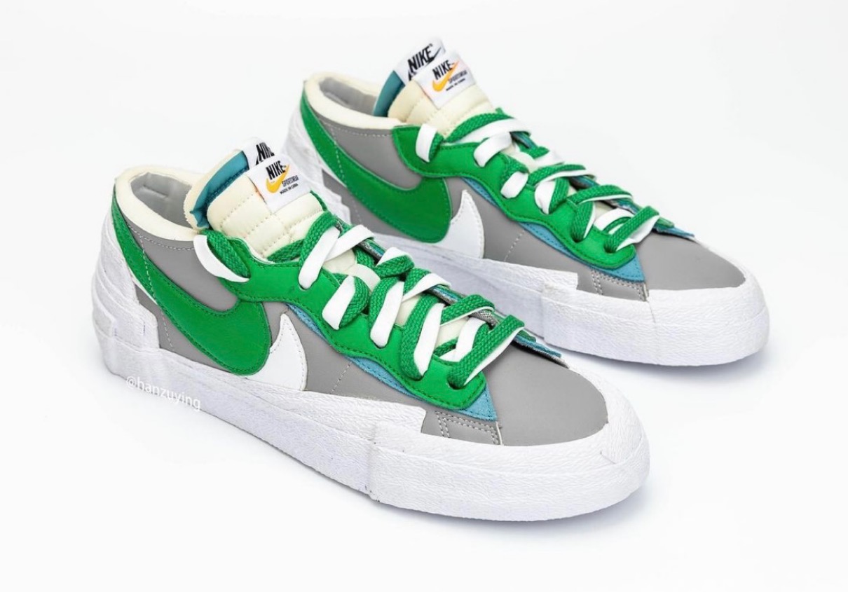 Sacai Nike ブレーザー low classic green
