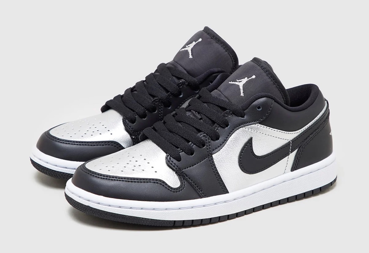 air jordan 1 low silver