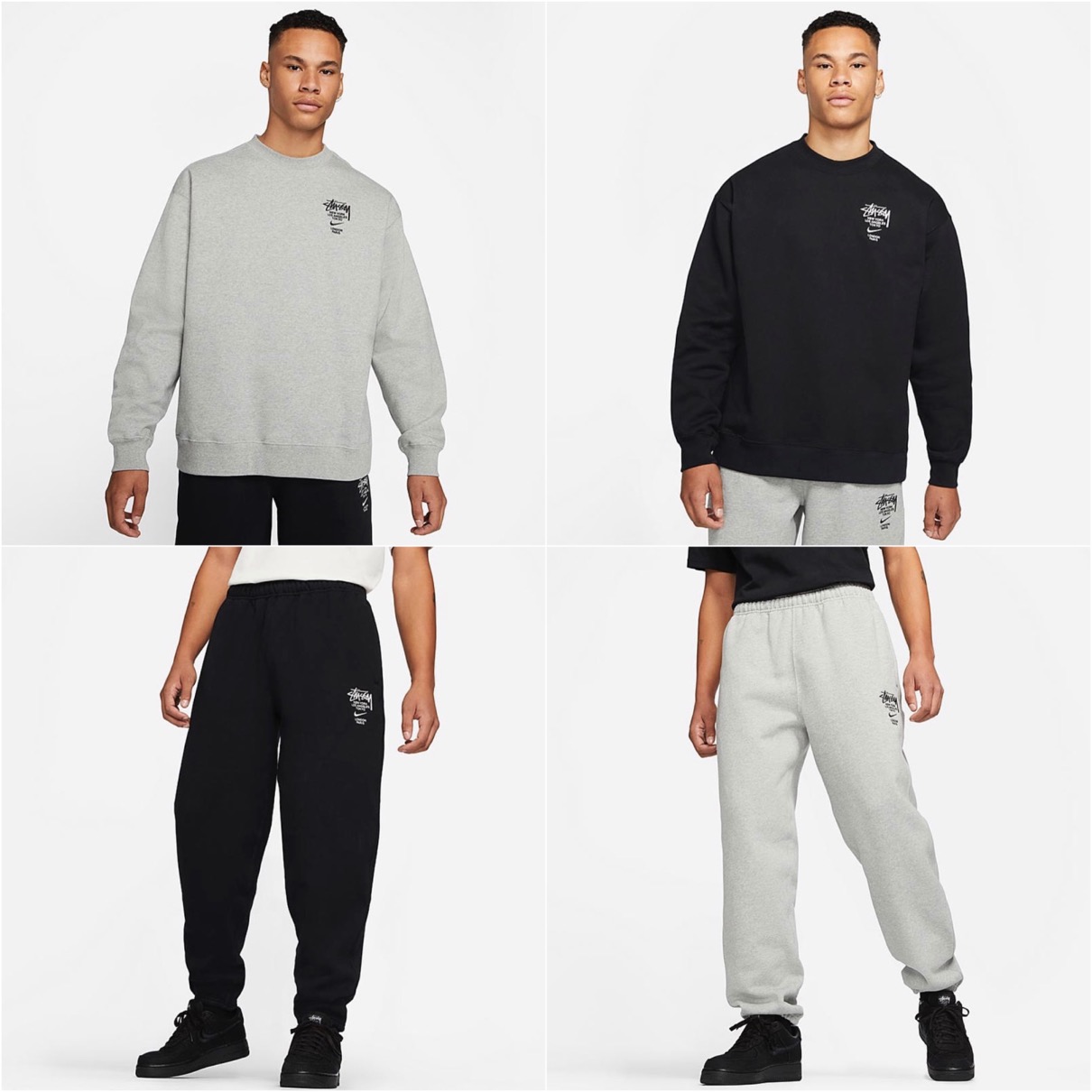 nike stussy 上下 セットアップ ナイキ ステューシー XL-