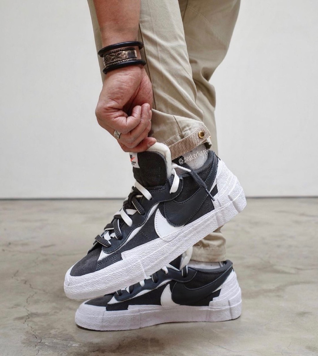 Sacai × Nike】Blazer Low “Iron Grey” & “Light British Tan”が国内7 ...