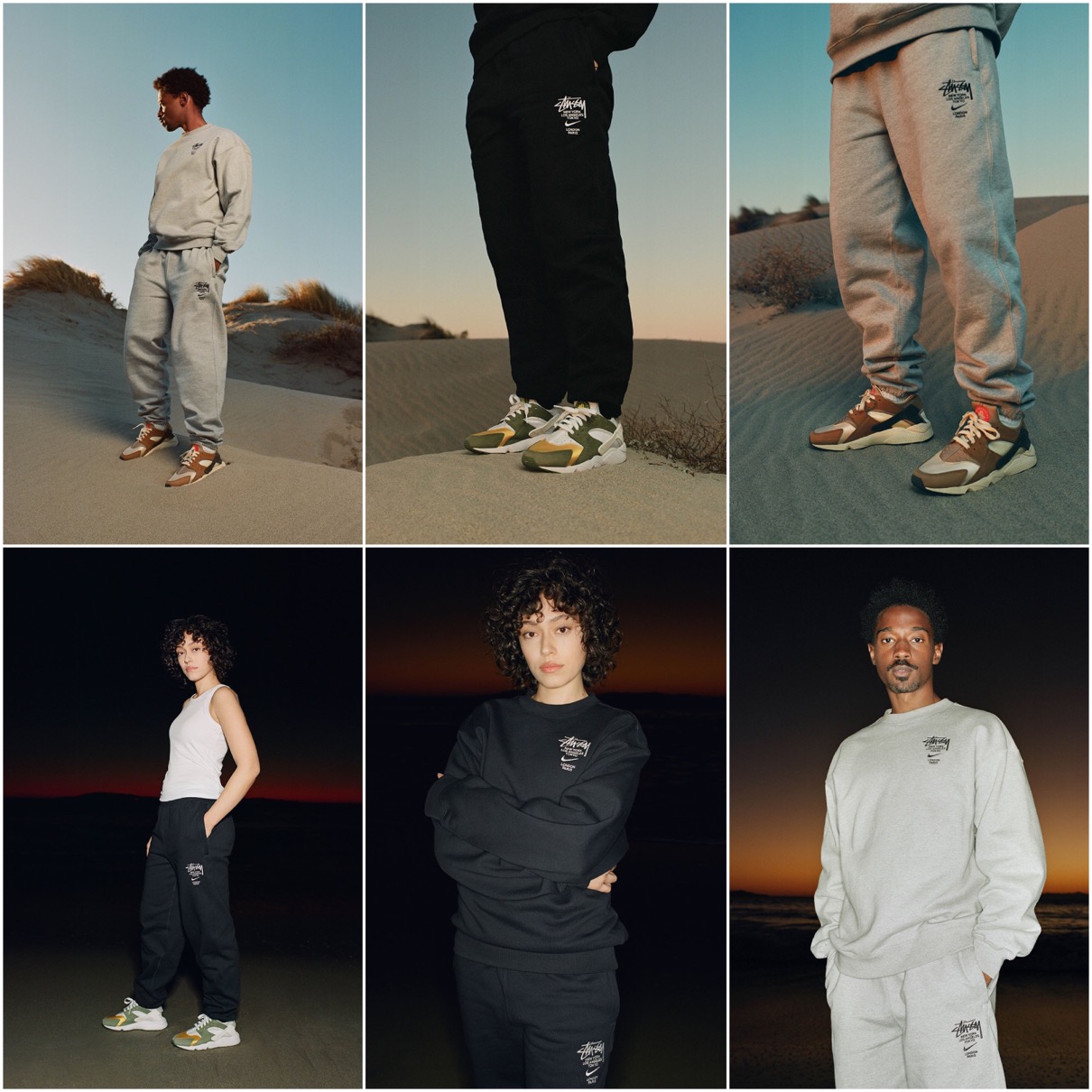 ナイキ ステューシー Nike Stussy スウェット フリース パンツ 黒