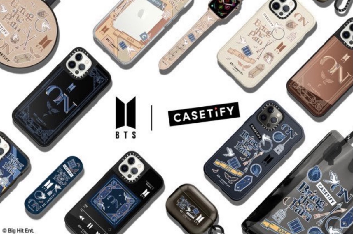 高品質 BTS iPhone11 コラボ　正規品 CASETiFY Proスマホケース iPhone用ケース