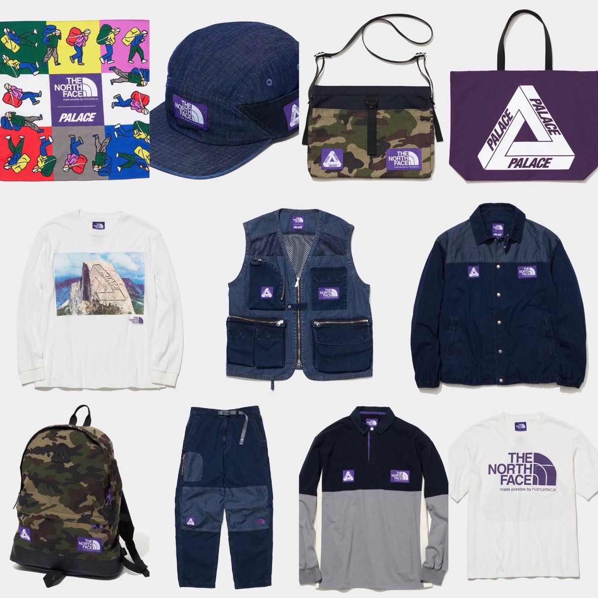 THE NORTH FACE Purple Label × PALACE SKATEBOARDS】コラボ 