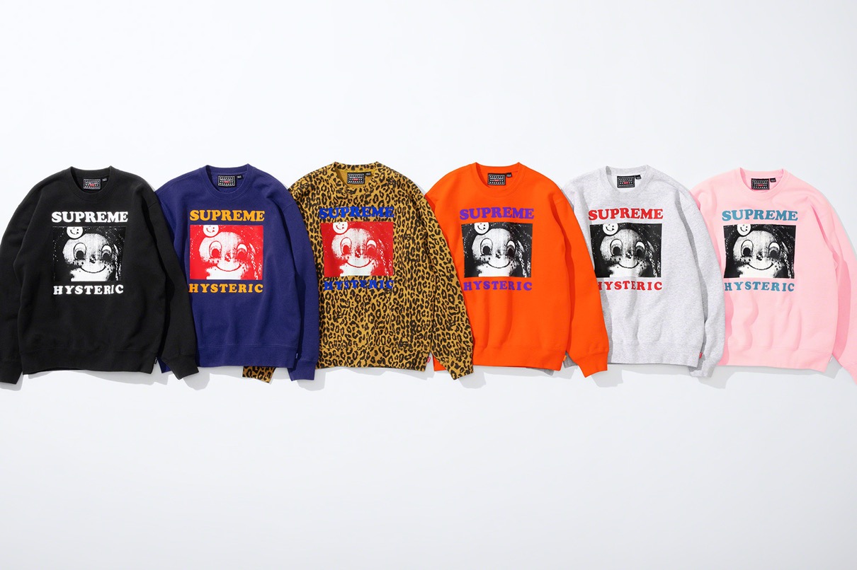 Supreme × HYSTERIC GLAMOUR】2021SS Week4 国内3月20日に発売予定 全