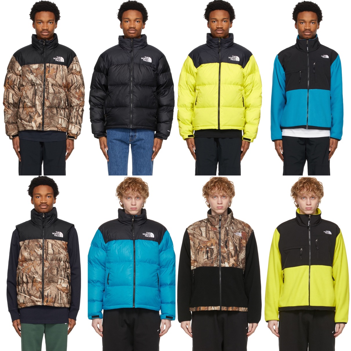 The North Face】Nuptse & Denali ジャケットの海外限定カラーがSSENSE