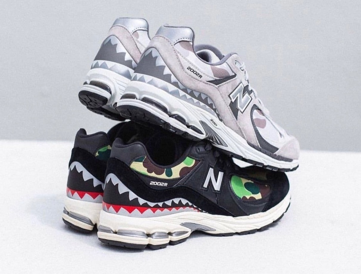 newbalance ×bape 2002 R camo