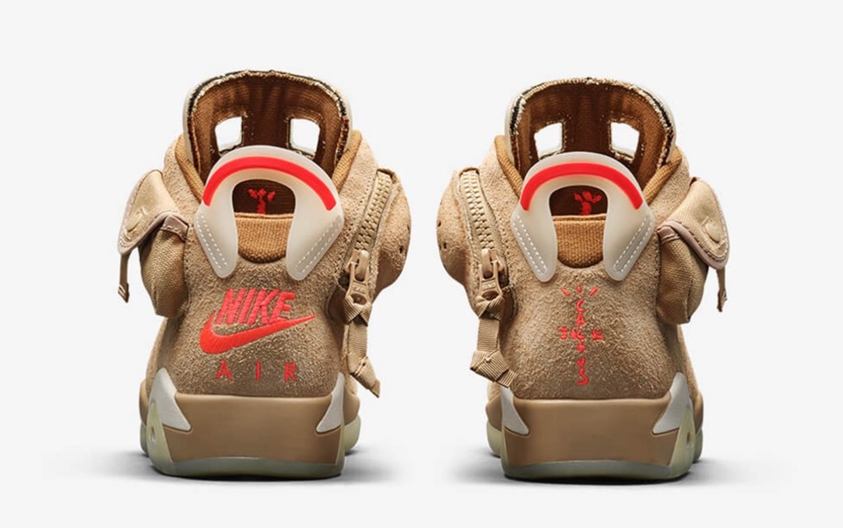 Travis Scott × Nike】Air Jordan 6 Retro SP “British Khaki”が国内4