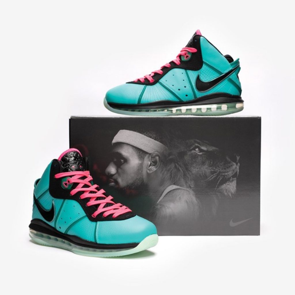 Nike】LeBron 8 QS “South Beach”が海外2021年7月10日に復刻発売予定 