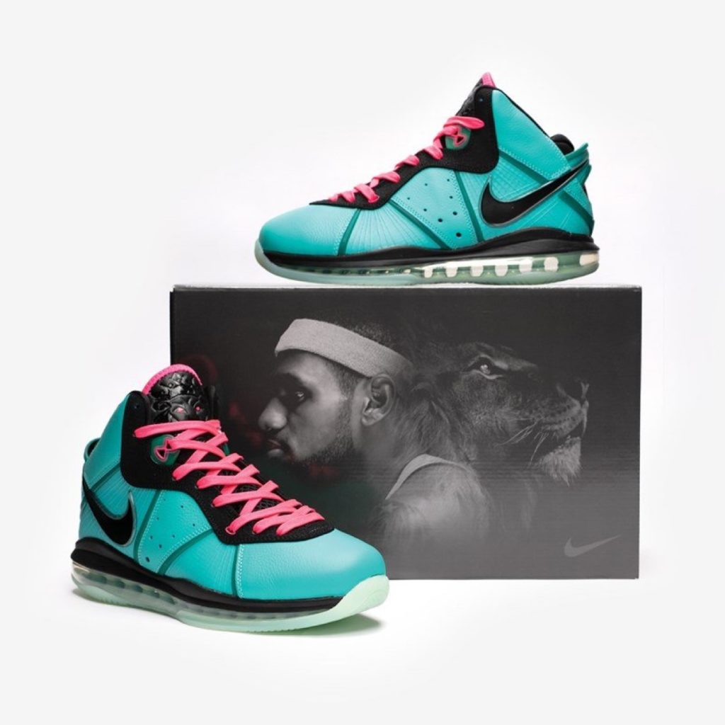 Nike】LeBron 8 QS “South Beach”が海外2021年7月10日に復刻発売予定