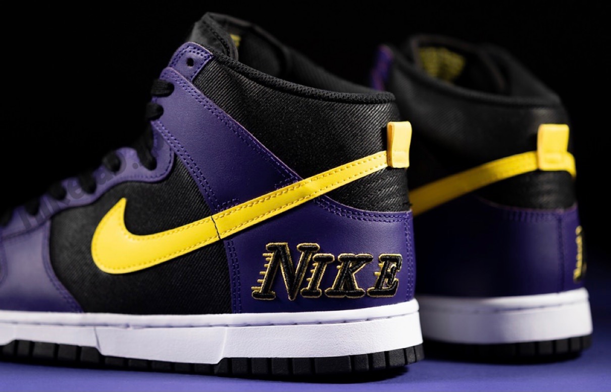 Nike】Dunk High PRM EMB “Lakers”が国内4月29日に発売予定 | UP