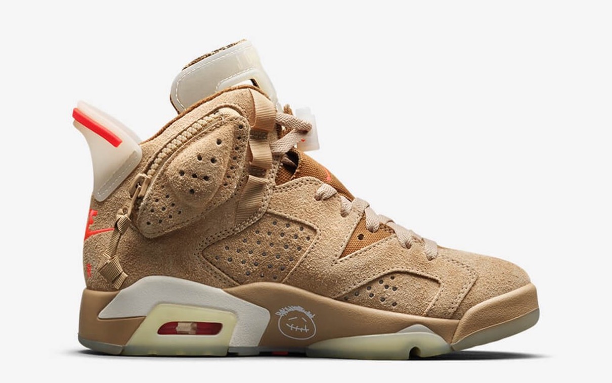 Travis Scott × Nike】Air Jordan 6 Retro SP “British Khaki”が国内4