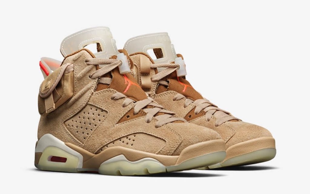 Travis Scott × Nike】Air Jordan 6 Retro SP “British Khaki”が国内4