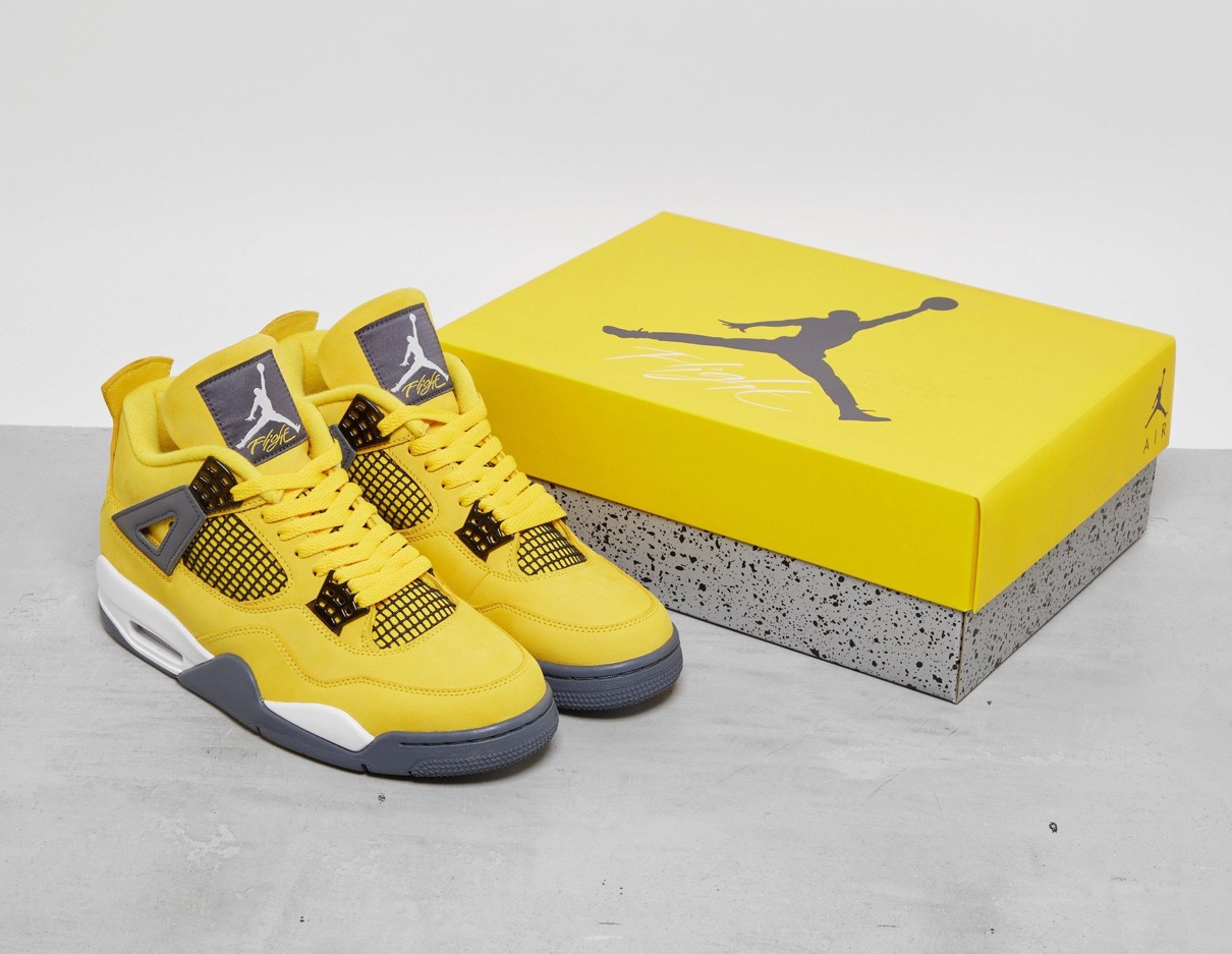 Nike】Air Jordan 4 Retro “Lightning”が国内2021年8月28日に復刻発売