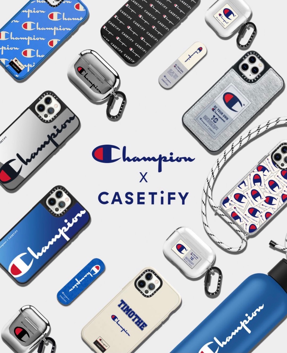 Champion Casetify コラボコレクションが国内5月21日に発売予定 Up To Date