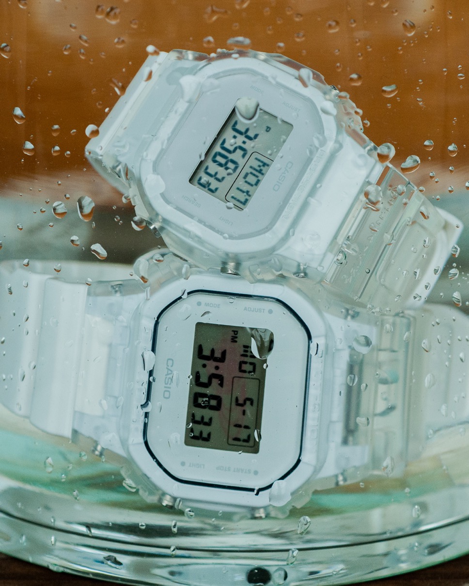 G-SHOCK BEAMS別注 DW-5600 ビームス別注ホワイトケルトン時計