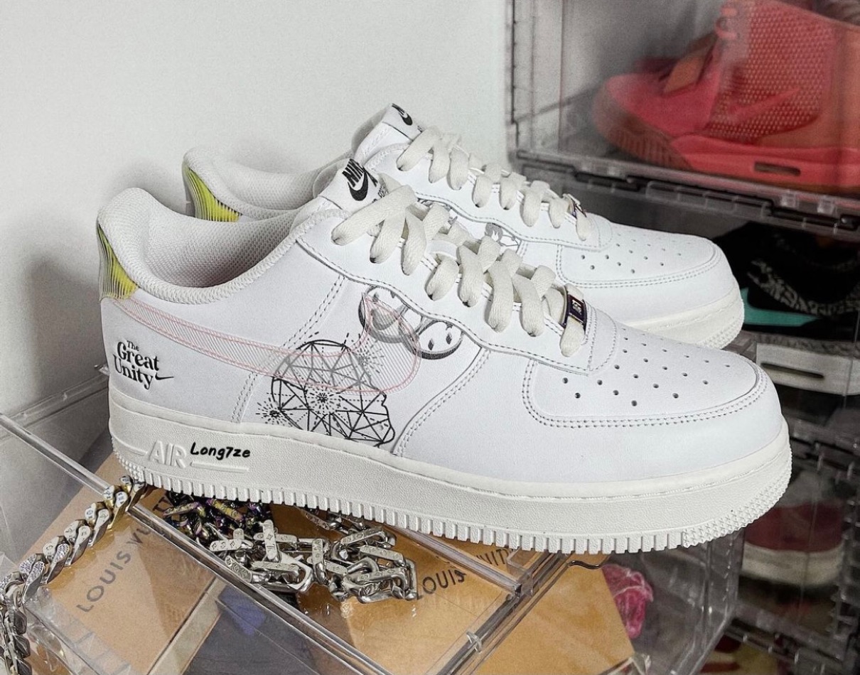 NIKE ナイキ AIR FORCE 1 LOW The Great Unity エアフォース1 ザ グレート ユニティー ローカットスニーカー US9.5 ホワイト DM5447-111