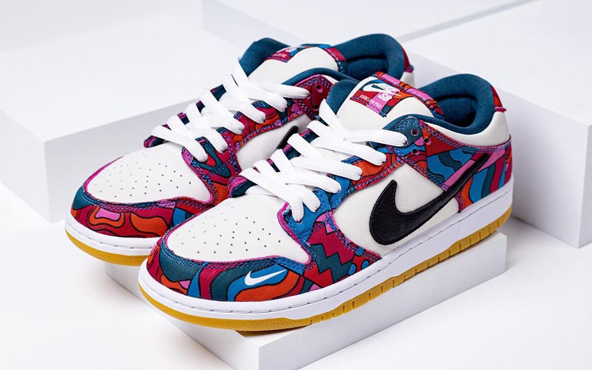 Parra × Nike SB】Dunk Low Pro “Abstract Art”が国内7月29日/7月31日