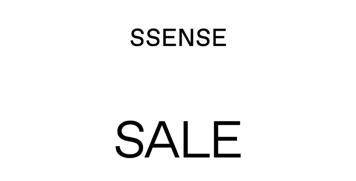 SSENSE】最大70%以上OFF！2021年春夏セールが9月1日まで開催【ブランド