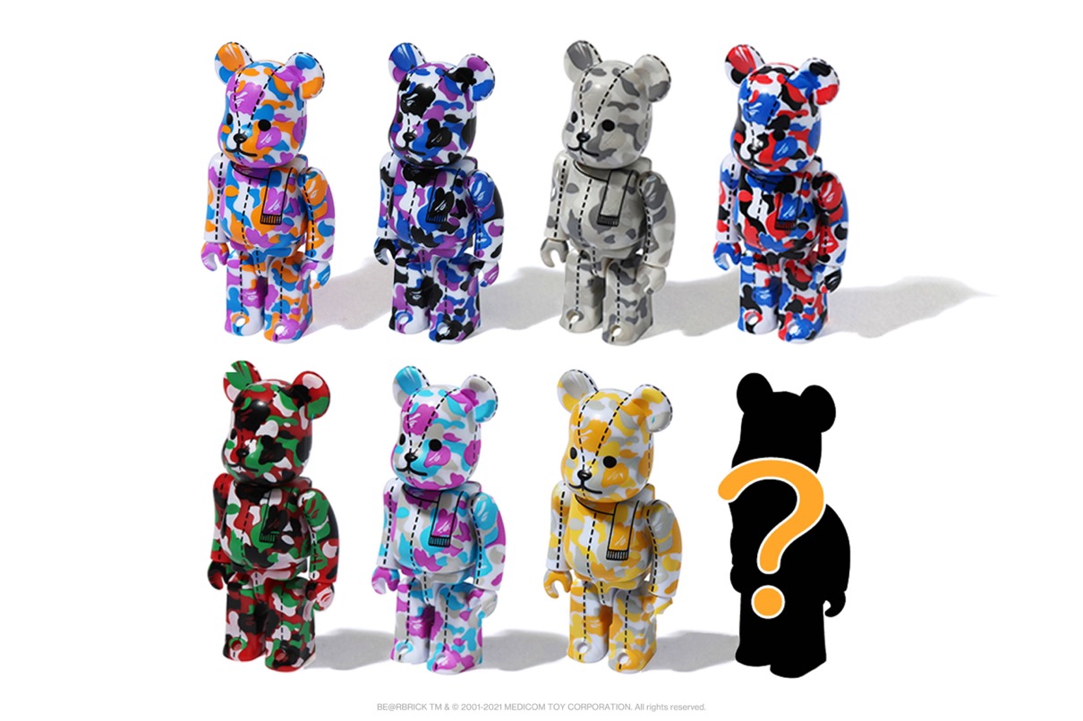 A BATHING APE®】28周年記念BE@RBRICK BAPE® CAMO第2弾が6月5日に発売予定 | UP TO DATE