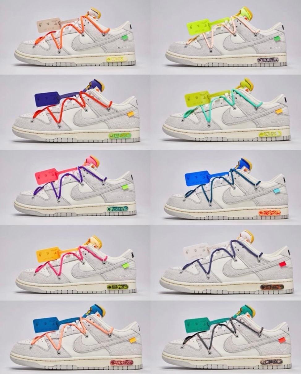 OFF-WHITE × NIKE DUNK LOW"the 50"lot48