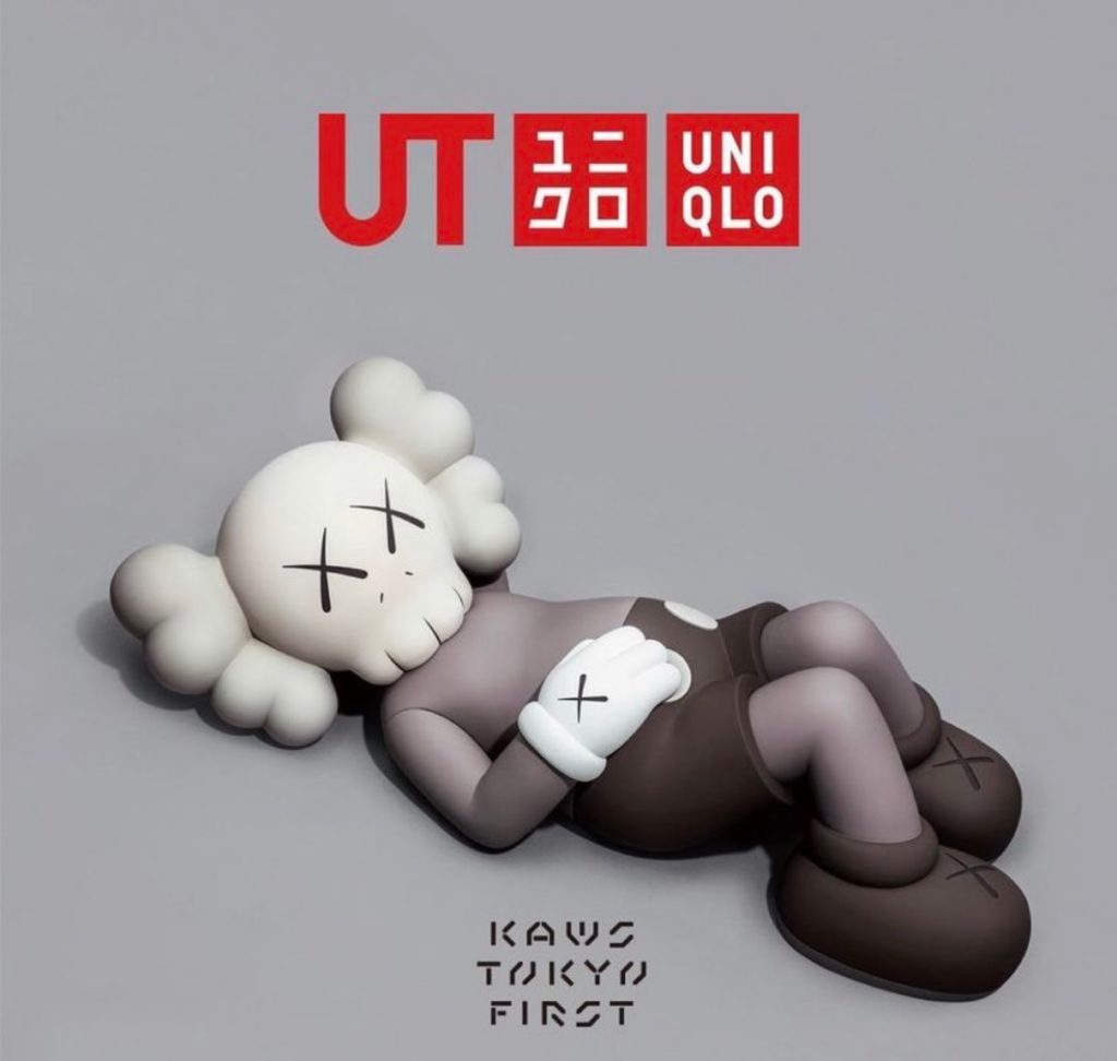 KAWS x Uniqlo Tokyo First Tee Japanese Sizing White  Kick Game